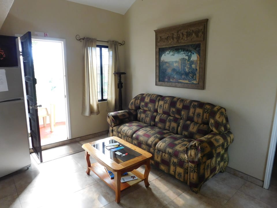 Living area going out to your deck. 
