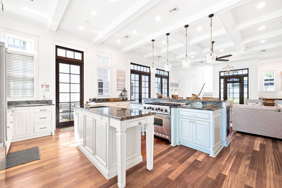 Open Kitchen Living Dining on First Floor