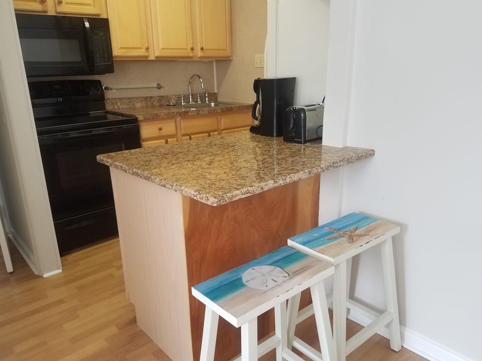 Kitchen granite island