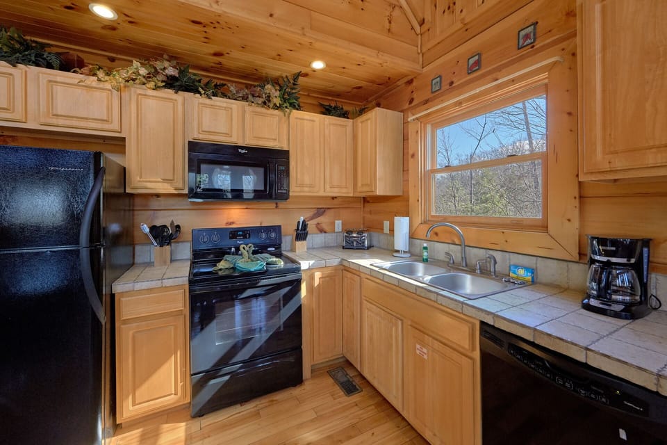 Fully equipped kitchen