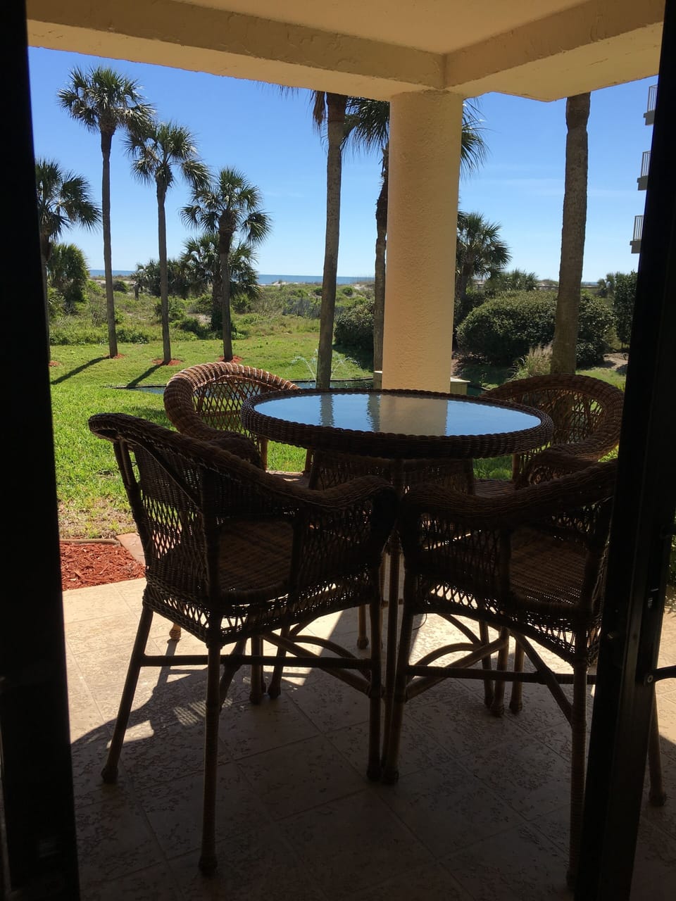 Enjoy the view from our outside patio!