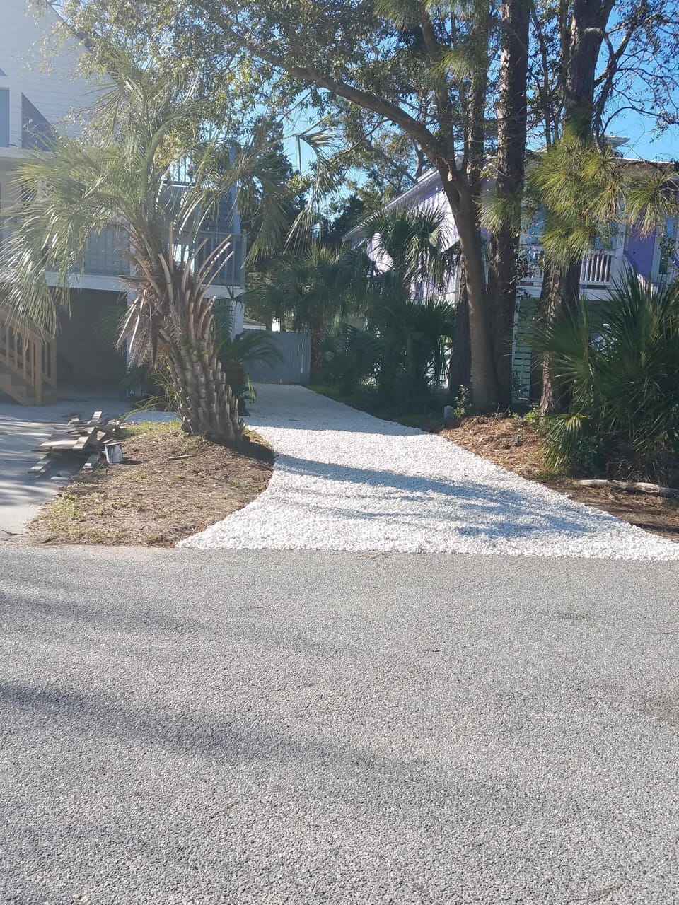 4 car extended driveway