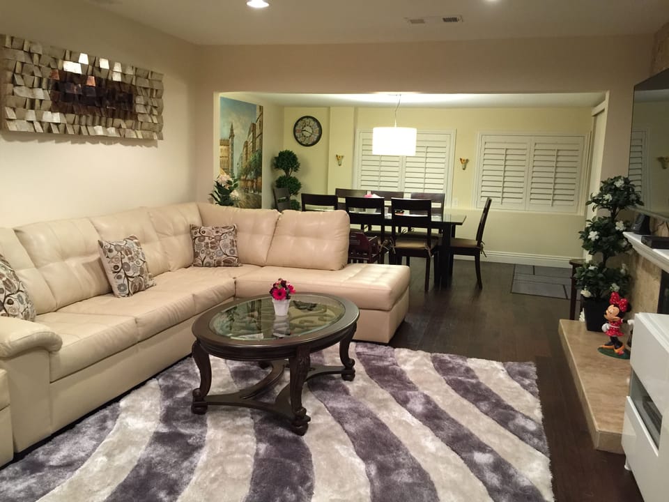 Large sofa in the Living room.