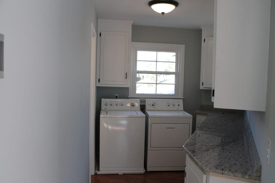laundry room on first floor