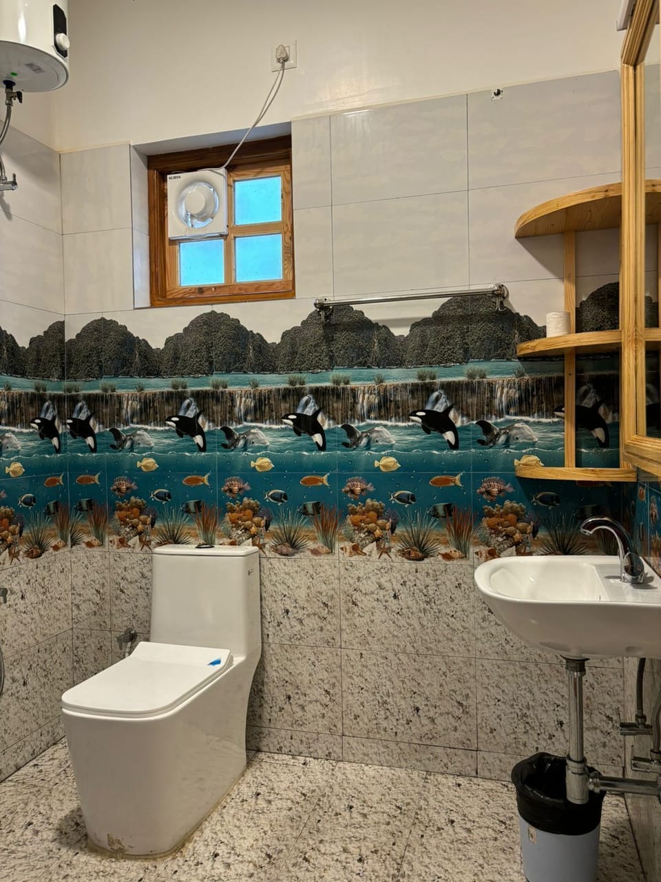 Three Bed Room Villa | Bathroom | Shower, free toiletries, bathrobes, towels