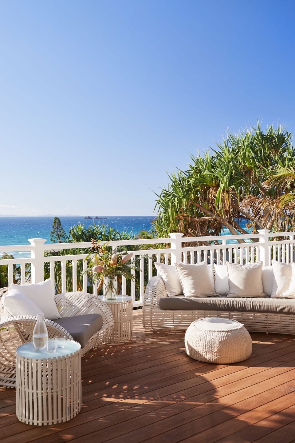 Maybe a cocktail on the vast Deck?