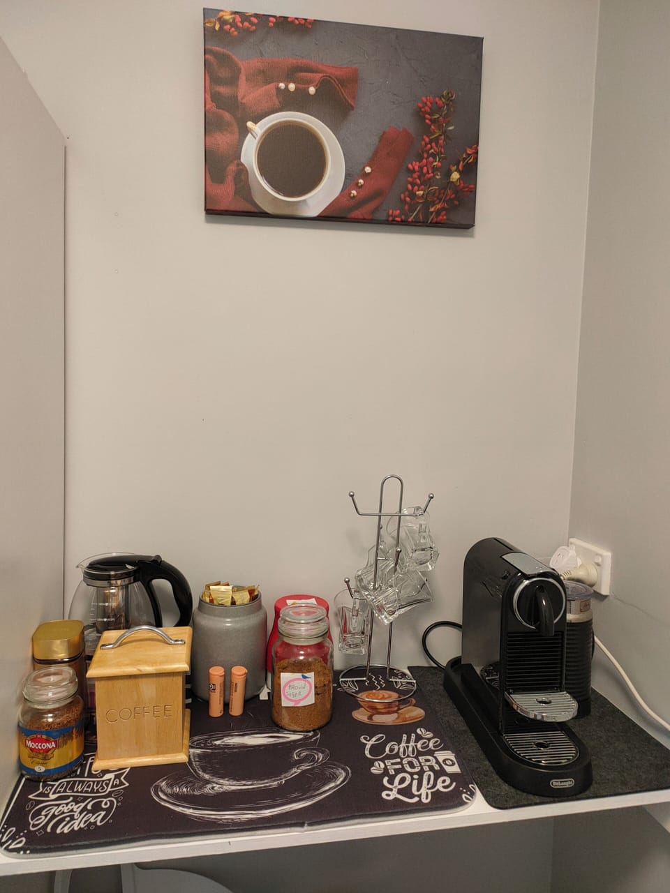 A selection of coffees' to enjoy