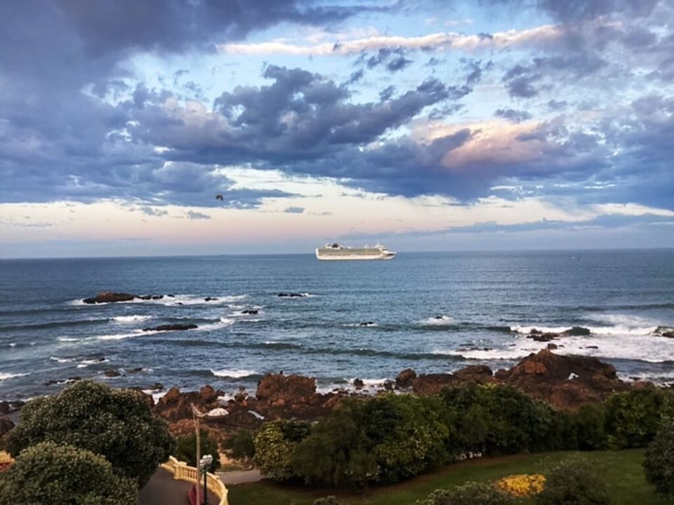 Vista da varanda da frente