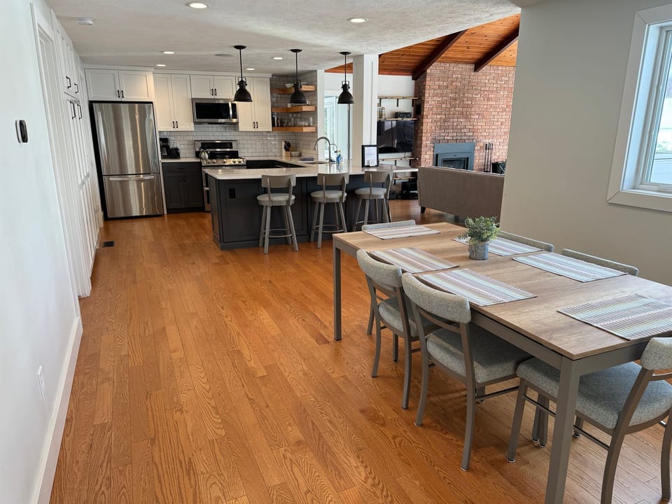 dining to kitchen view