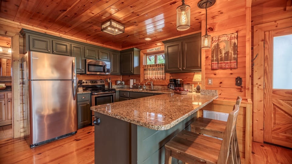Fully-equipped spacious kitchen