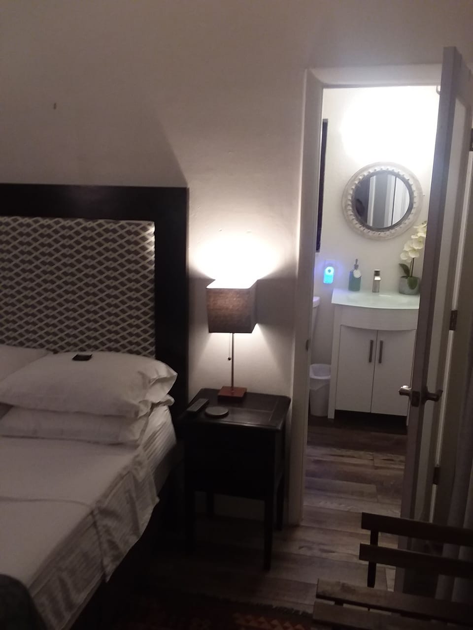 bedroom with private bath