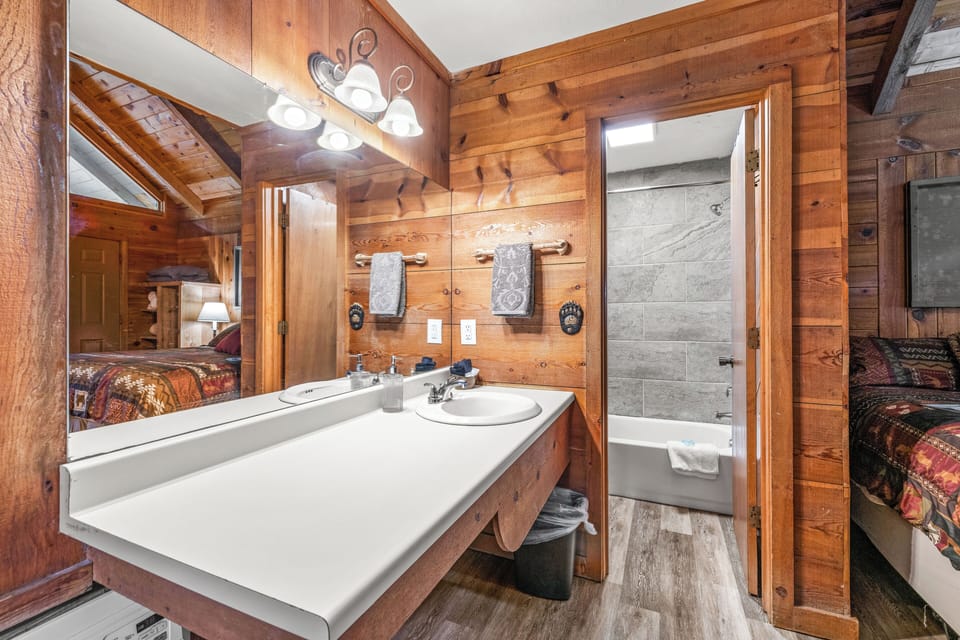 Large Bathroom Vanity Area