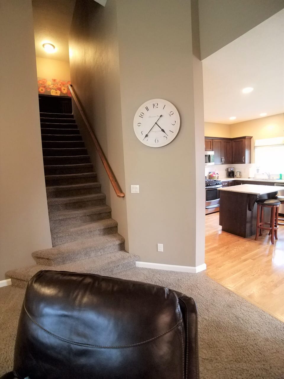 Stairway to 2nd floor bedrooms
