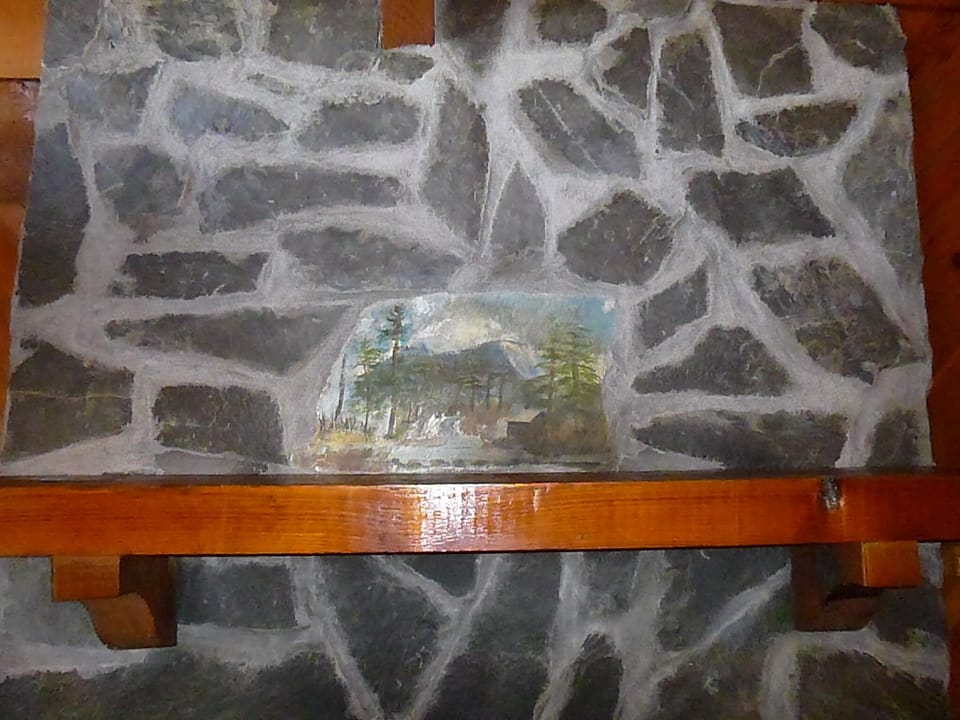 Hand painted mural by local artist