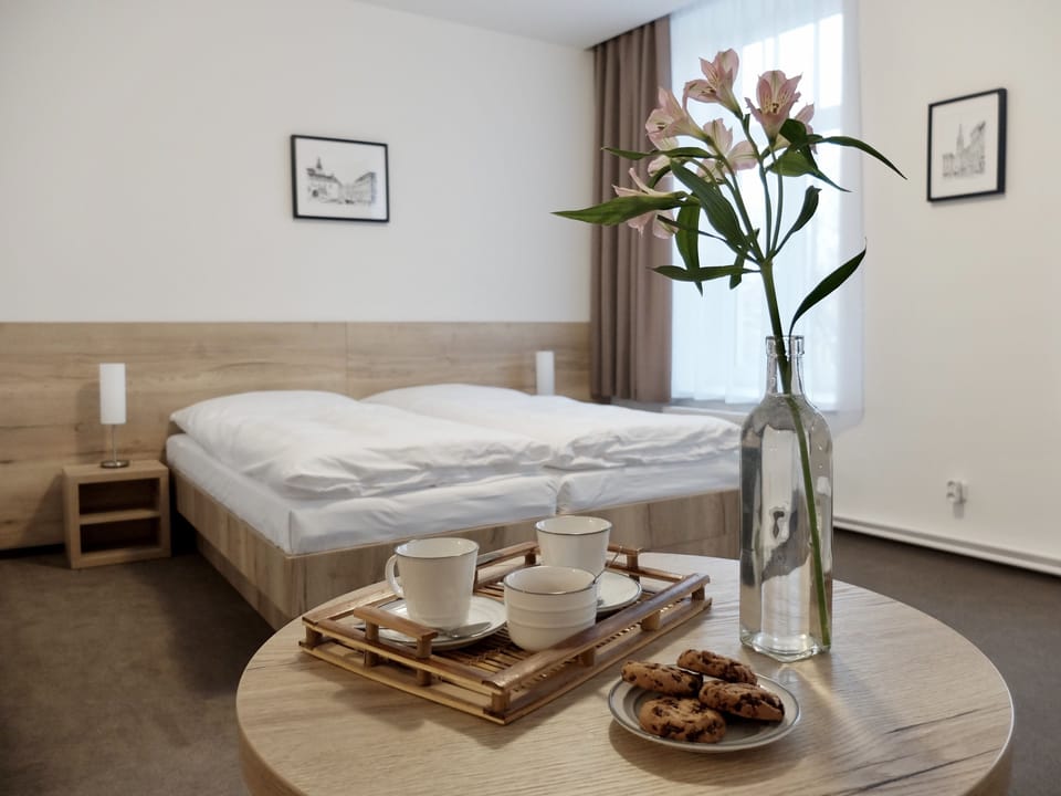Standard Double or Twin Room | Desk, laptop workspace, blackout drapes, free WiFi