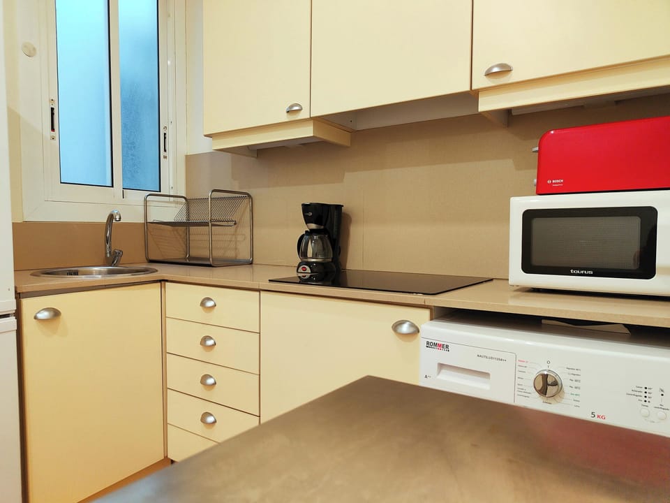 Fully equipped kitchen lets you cook with the comfort of home.