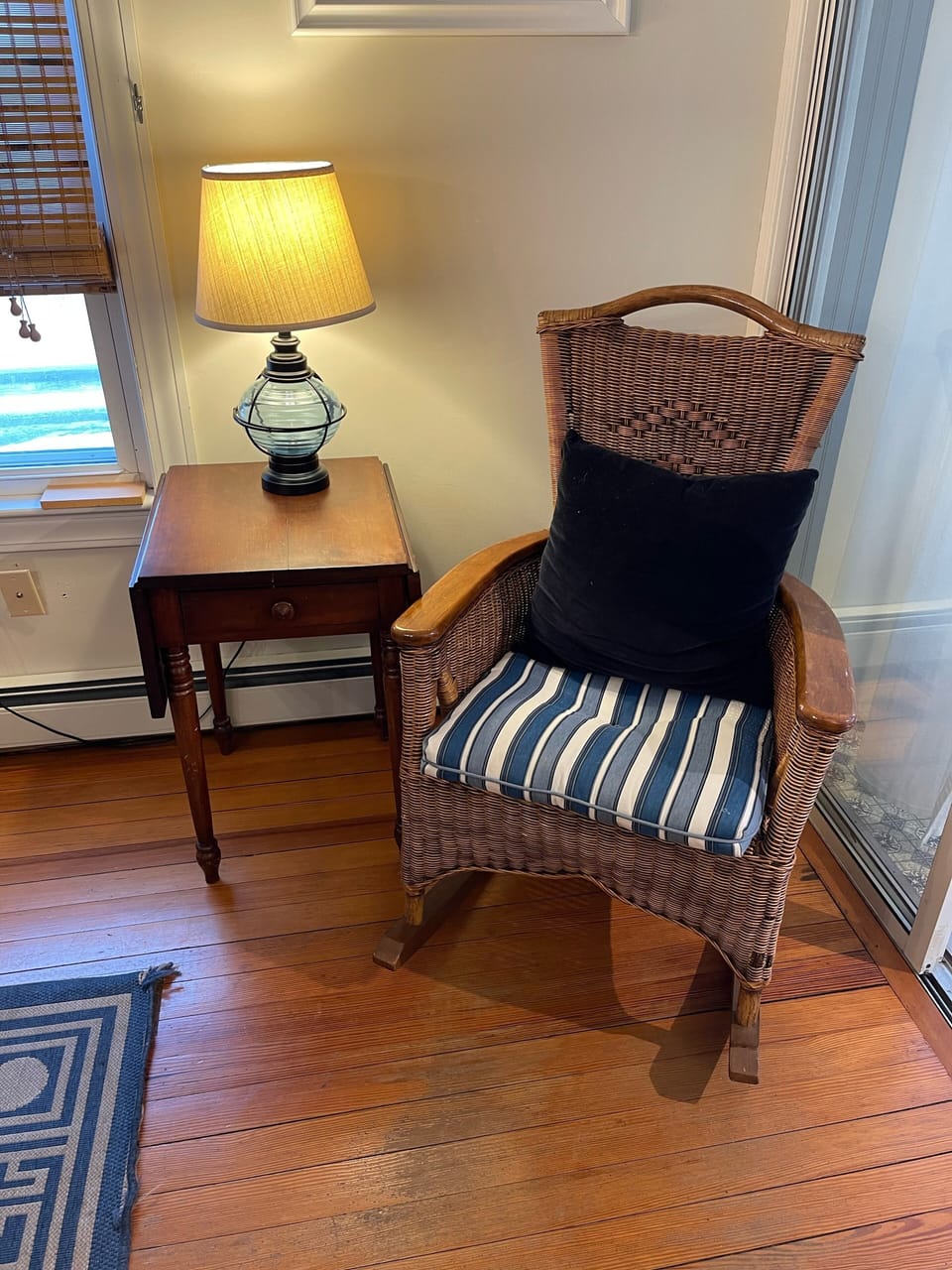 Quiet Reading nook off dining room 