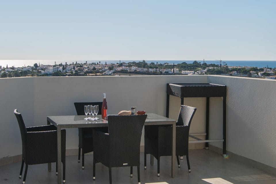 Large private roof terrace with BBQ