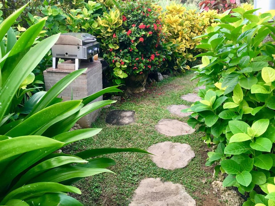 This is the view directly outside your door to the right.
