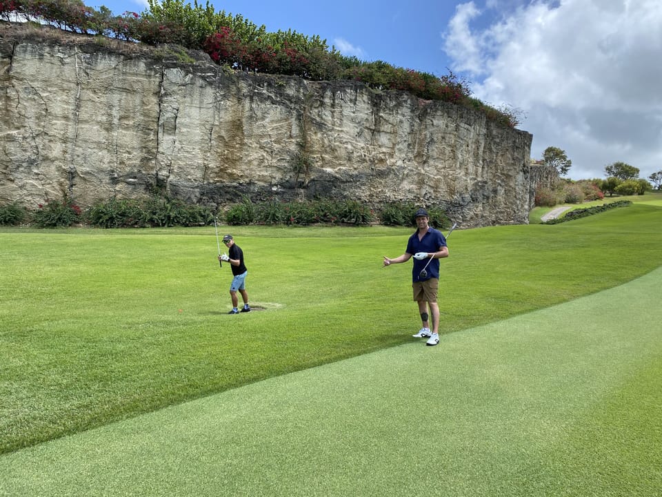 Golf at The Green Monkey, Sandy Lane St James. 