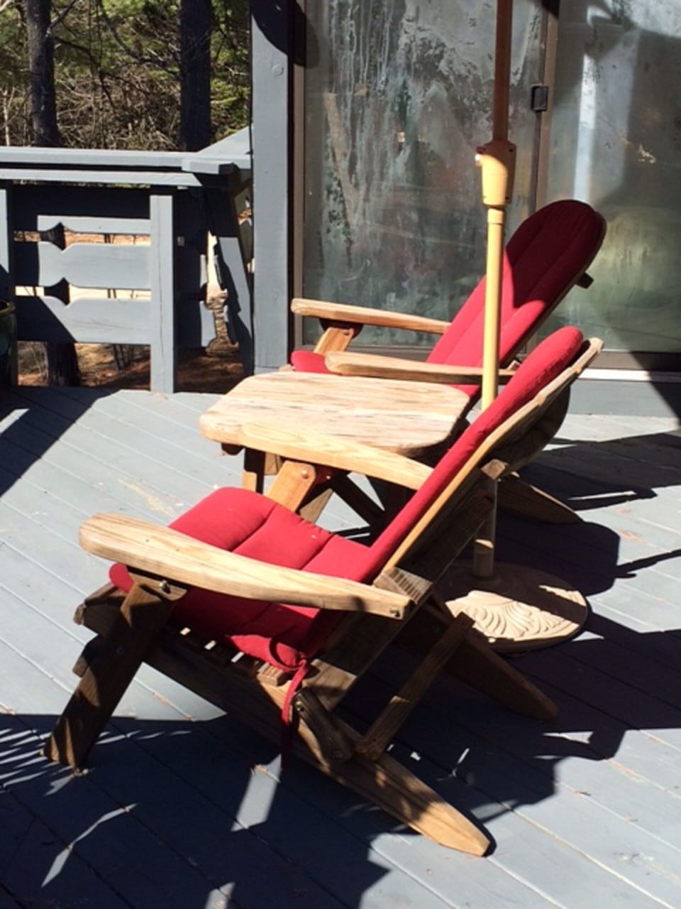 ADK chairs on deck