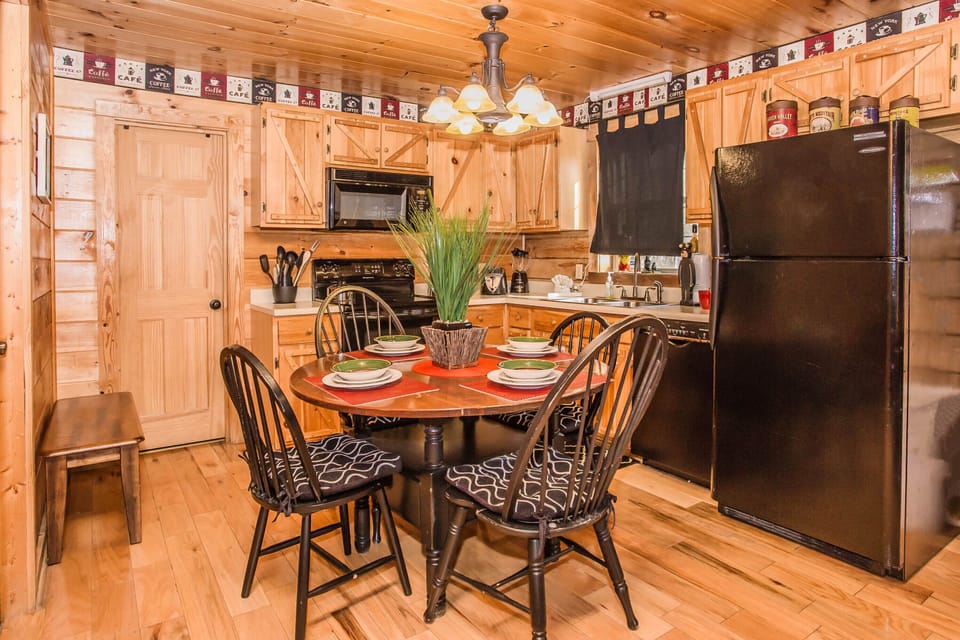 A fully equipped kitchen for preparing your favorite meals