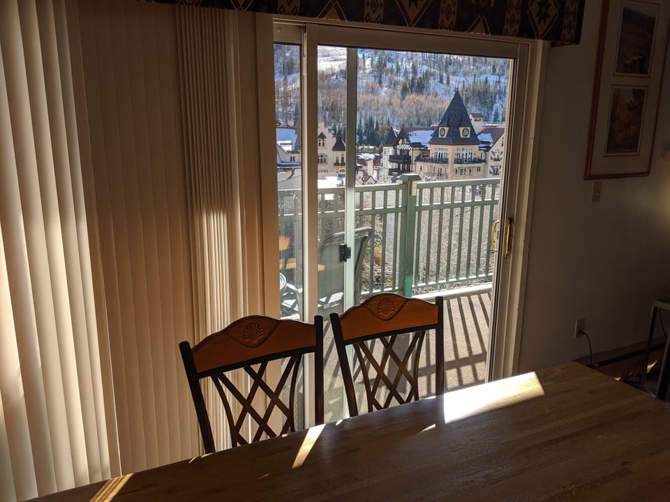 Dining room with a view