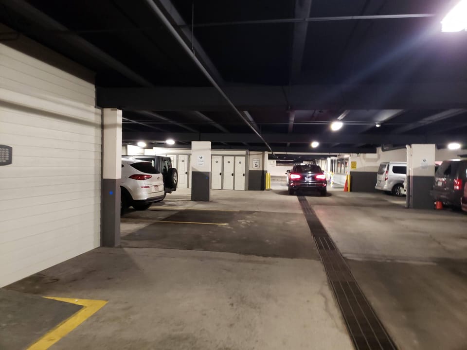 Covered parking so you never have to dig out your vehicle