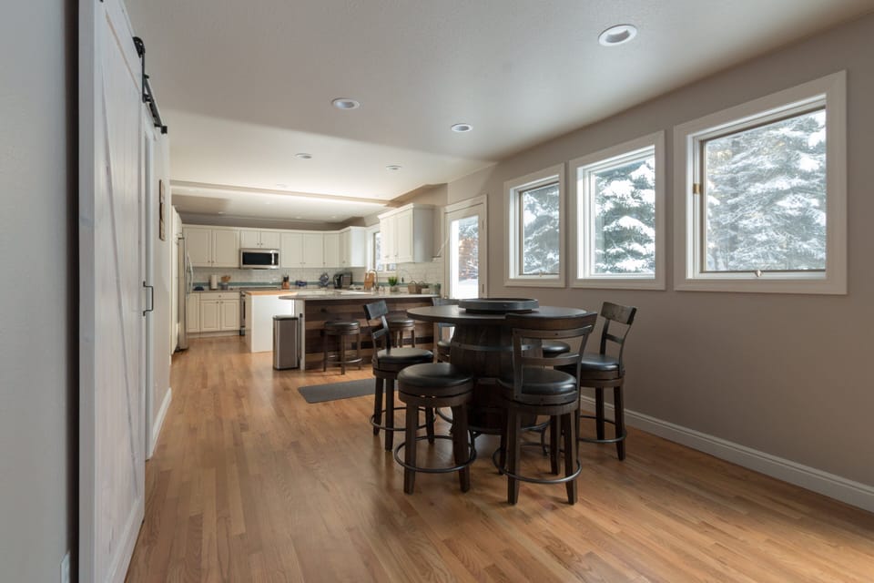 The open kitchen concept will ensure the cooks of the group wont be left out of the conversation