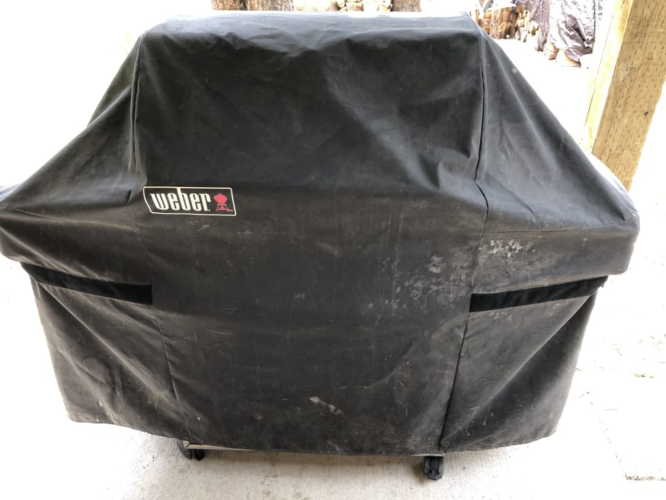 Weber propane gas grill for tasty meals