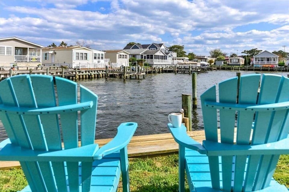 Imagine your mornings here watching the ducks on the glistening water, listening to the morning birds and water lap up against the docks. There has also been sightings of Buffleheads and Great Blue Herons from these exact seats! Its pure delight!