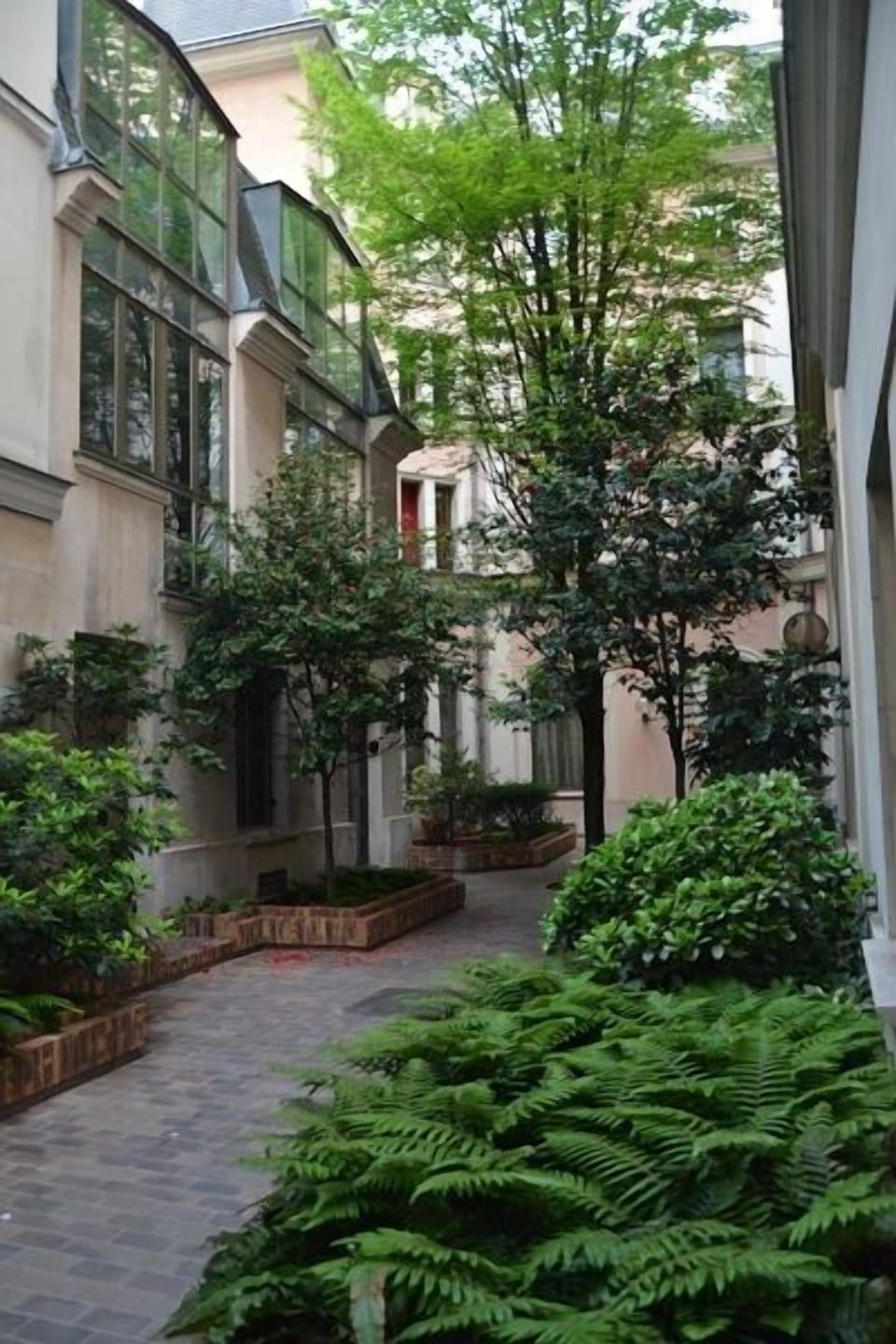 Courtyard at the apartment building