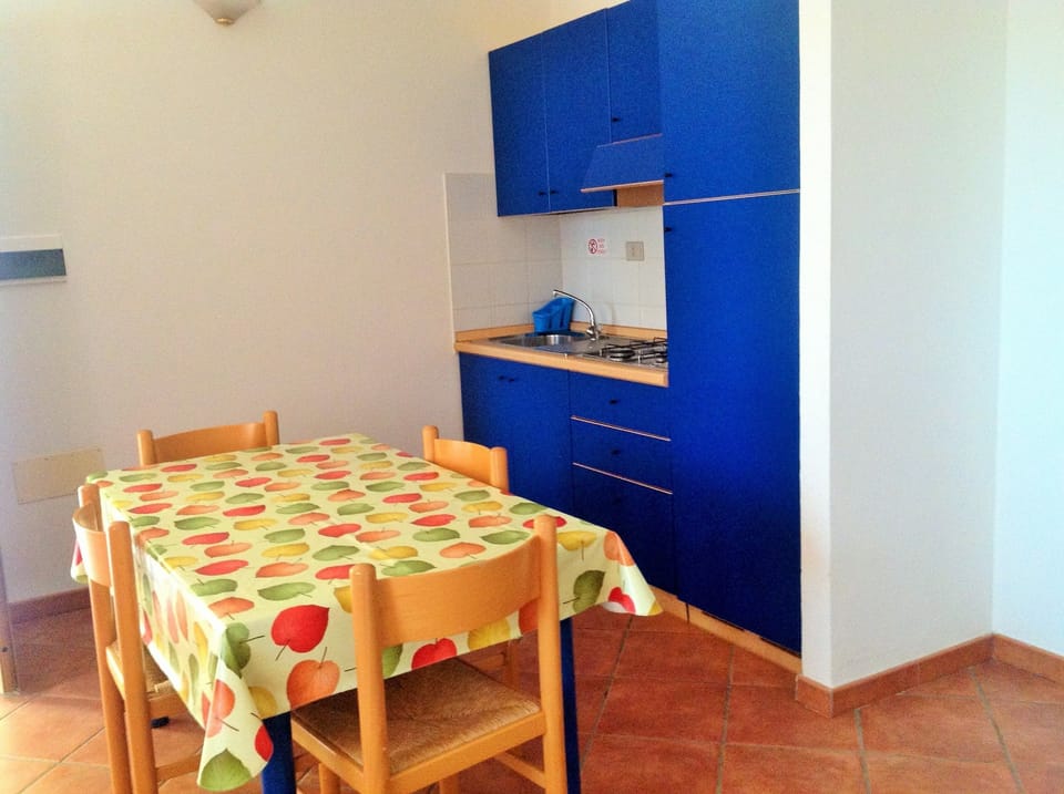 Apartment, 1 Bedroom, Terrace, Sea View | Private kitchenette | Full-size fridge, stovetop, cookware/dishes/utensils