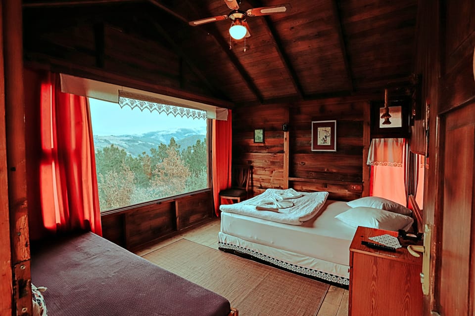 Panoramic Tree House | Blackout drapes, bed sheets