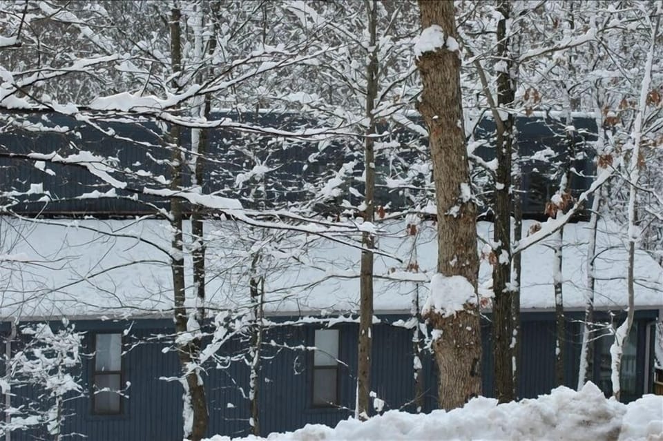 Looking at house from the road