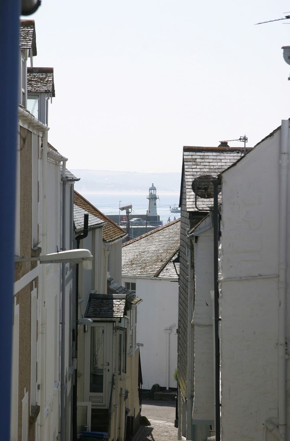 View from Baileys Lane a few moments walk down to seafront, shops and cafes