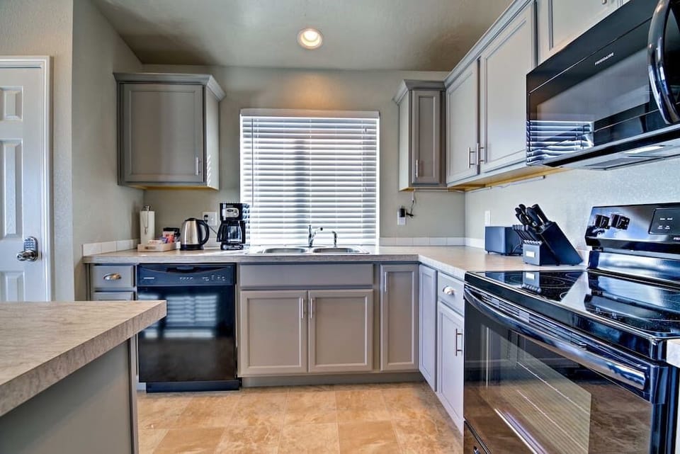 Get cooking in our fully equipped kitchen – everything you need to whip up a tasty meal is right here.