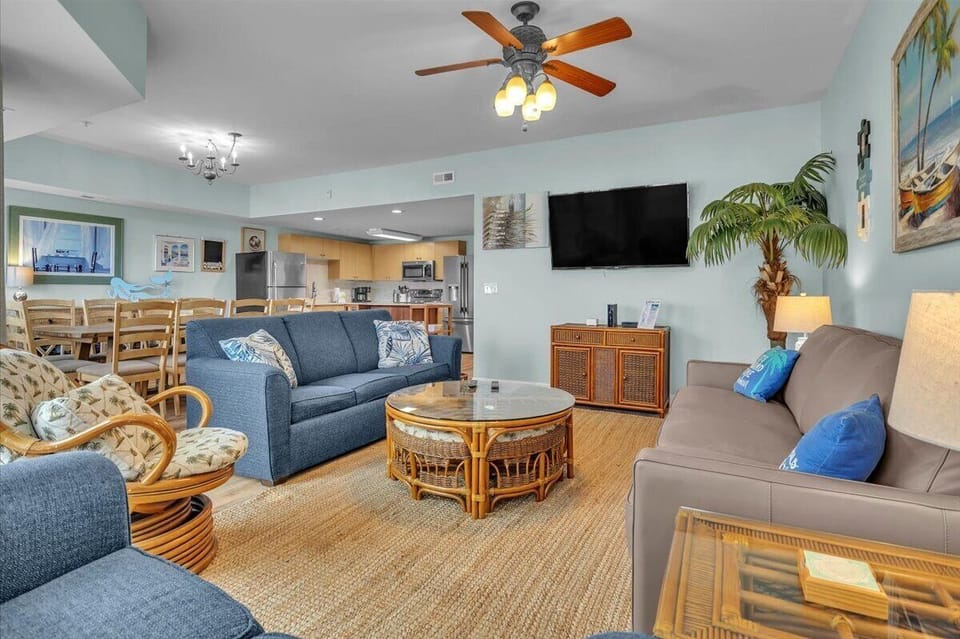 Living Room with Smart Tv