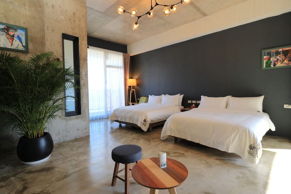 Deluxe Quadruple Room, Non Smoking, Ocean View | Premium bedding, down comforters, blackout drapes, soundproofing