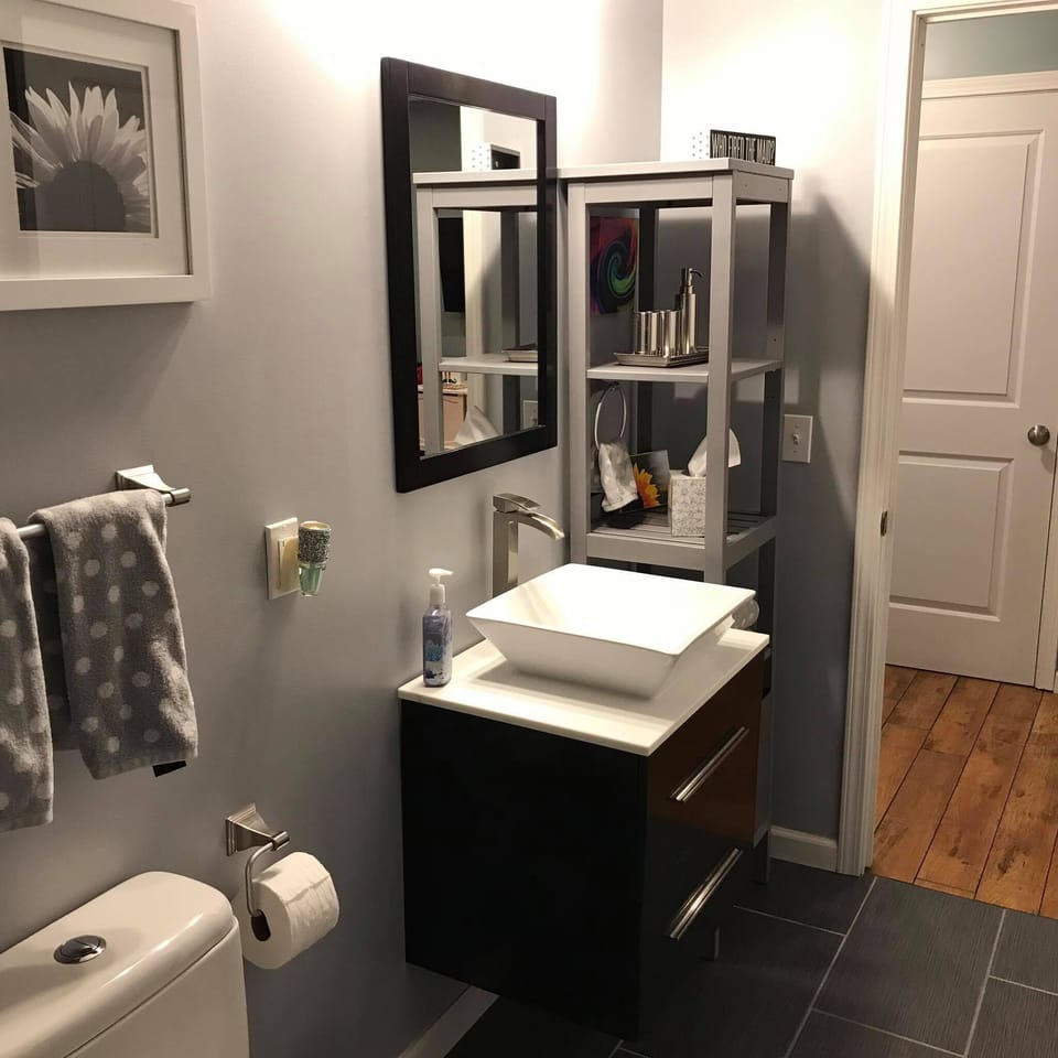 Lower level bathroom