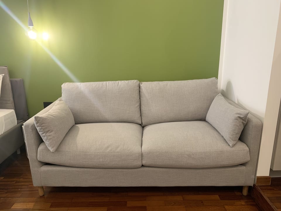 Comfort Studio | Living area | 43-inch LED TV with satellite channels, TV