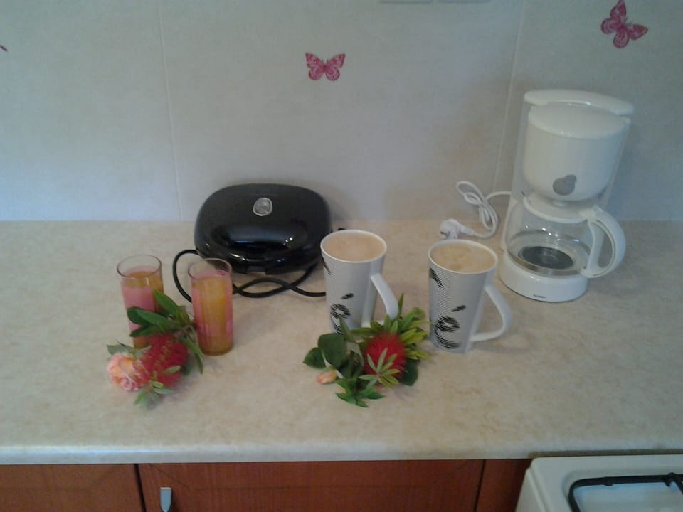 coffee and fruit juice