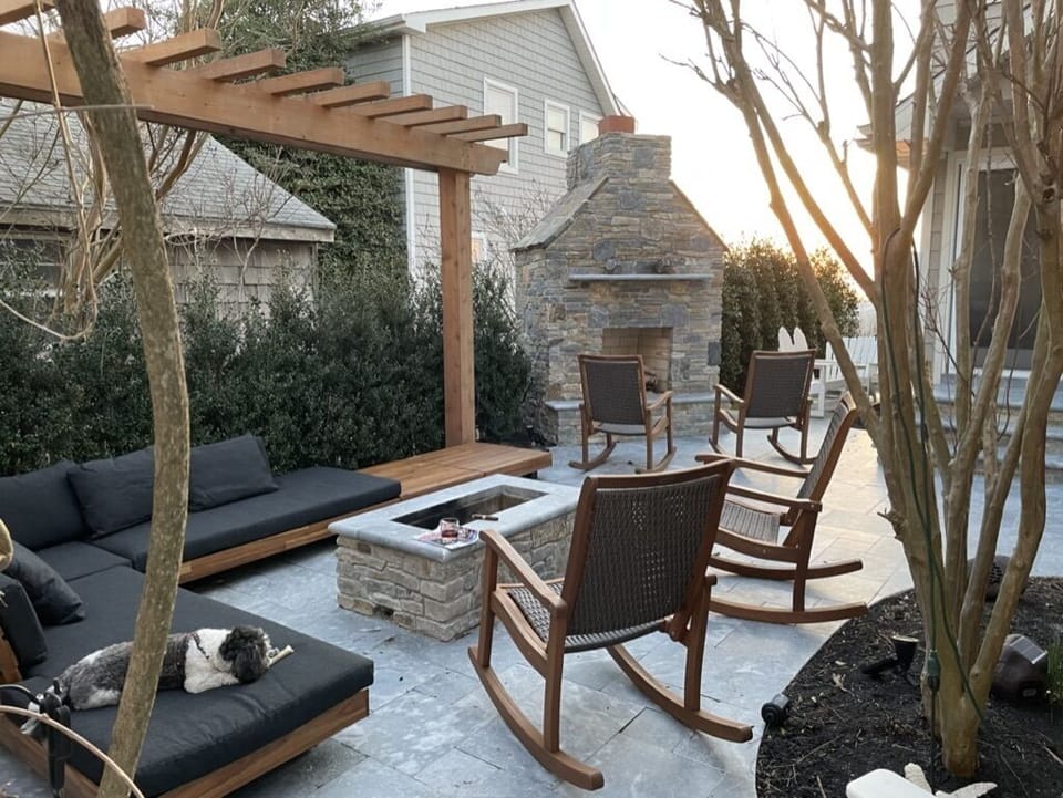 Lots of options in the backyard. 