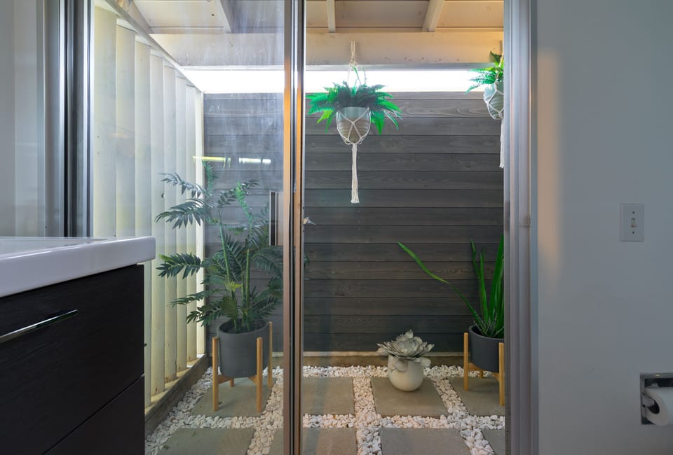 Atrium off Master Bath