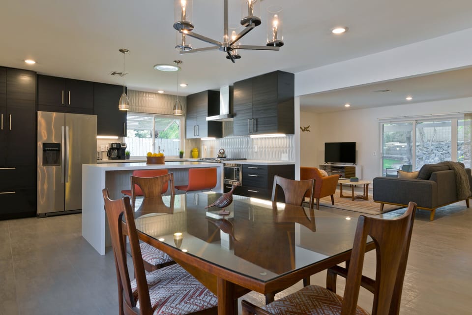 Dining Room to Kitchen & Living