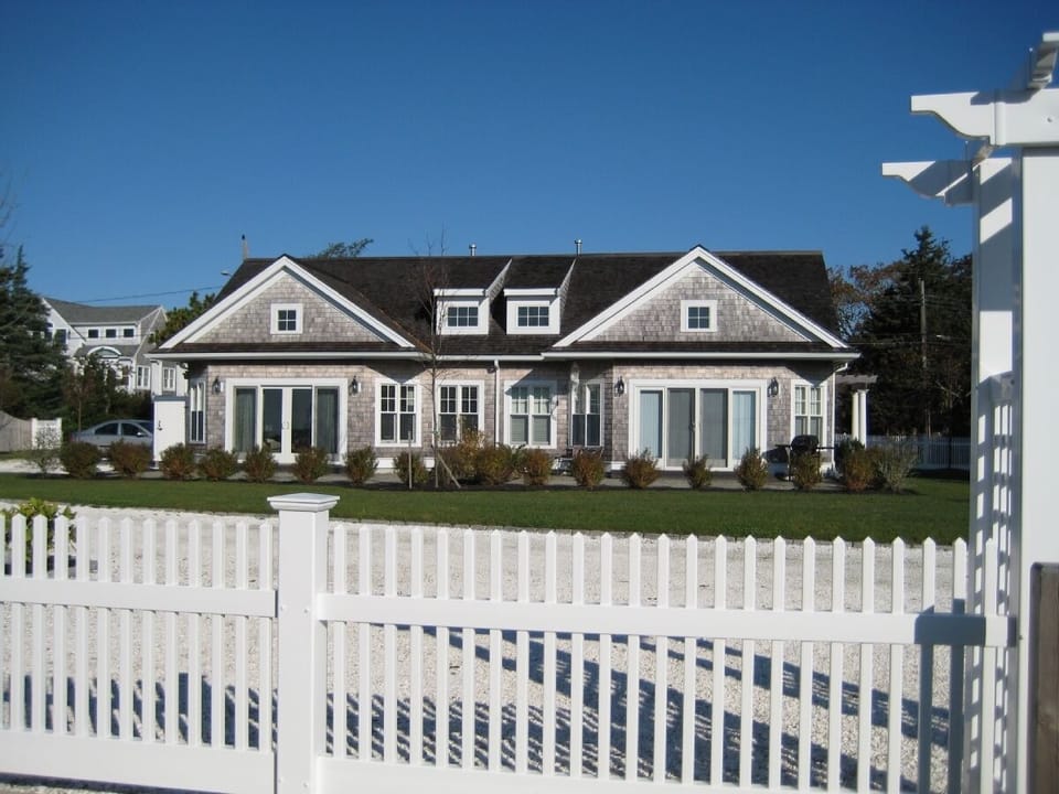 Front view of duplex