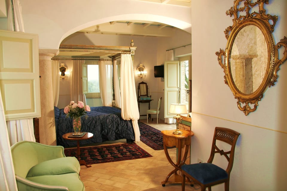 Junior Suite, Terrace, Pool View | Minibar, in-room safe, individually decorated, individually furnished