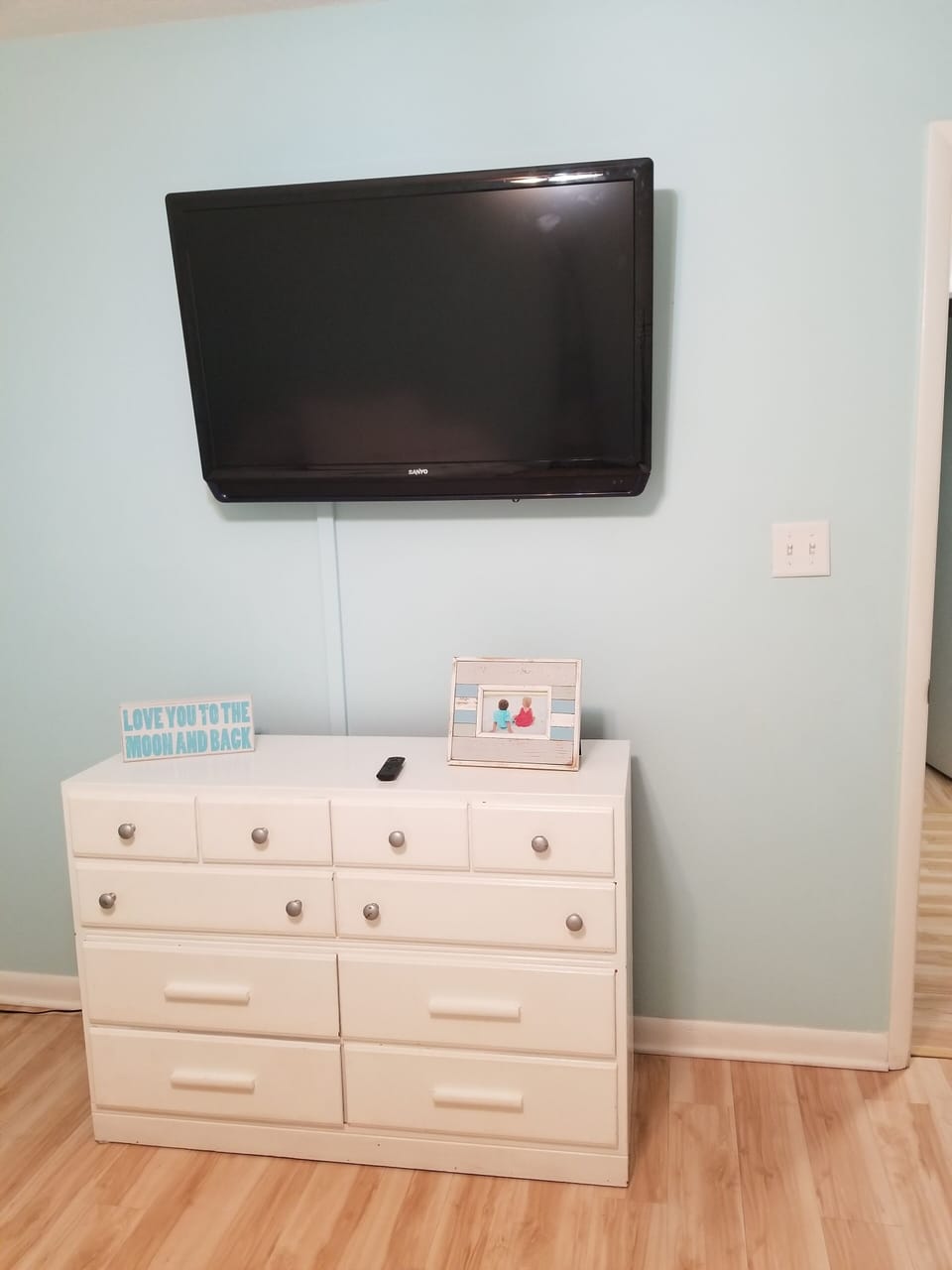 Second bedroom TV