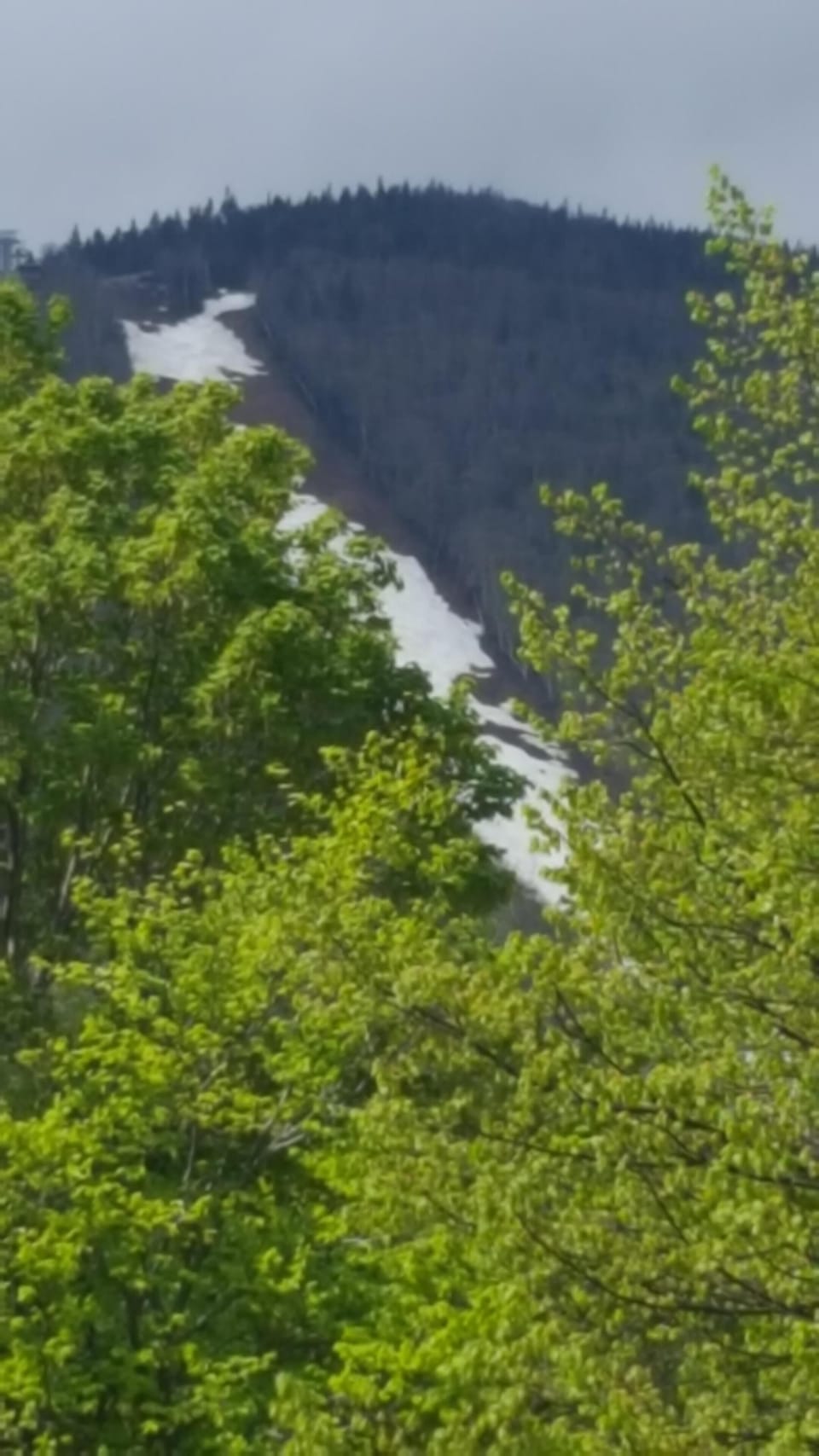 "Stein's Run"- last day of Season viewed from balcony