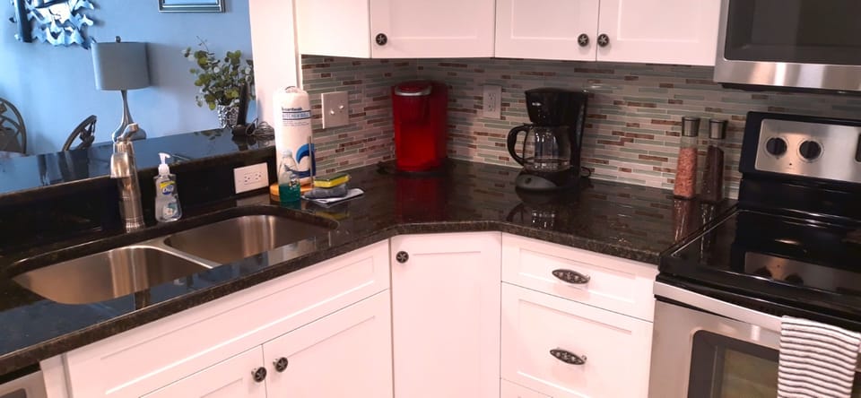 Fully equipped!  Regular coffee maker plus Keurig